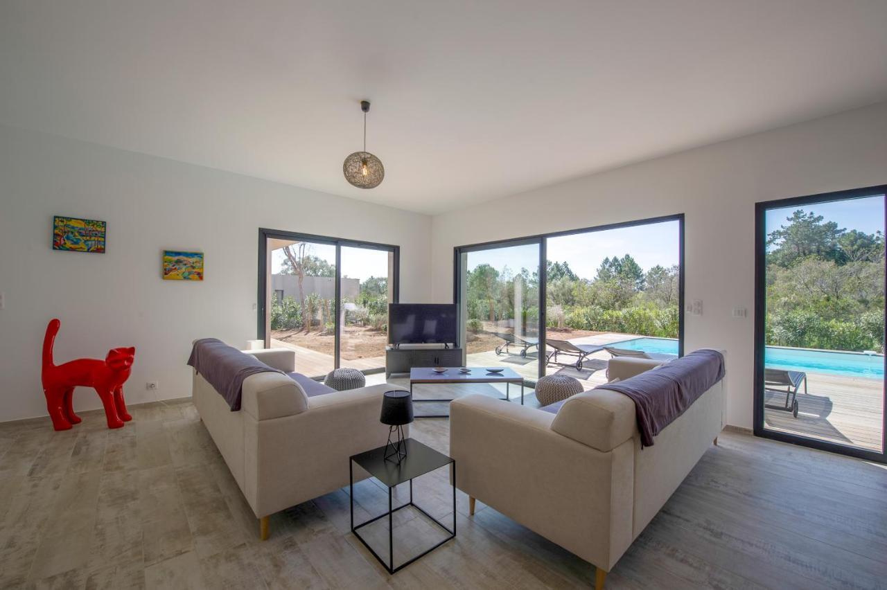 Villa Calme Luxueuse Et Proche Plage Saint-Cyprien Lecci Eksteriør billede